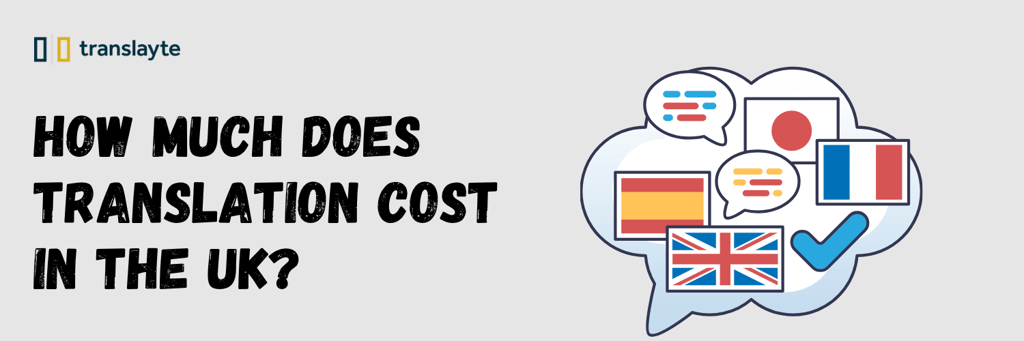 translator stamping document in the UK, translation cost example